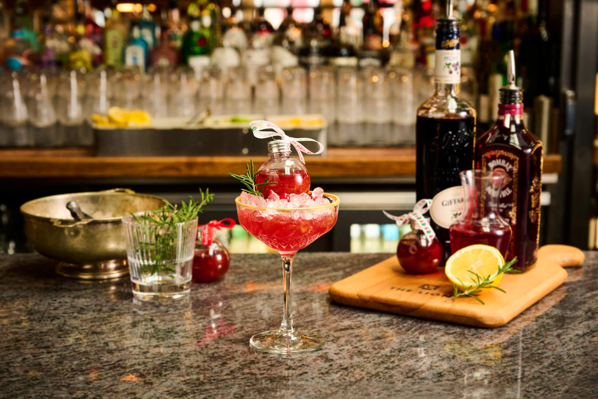 Cranberry Festive cocktail